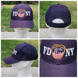 Vtg FDNY New York Fire Department Wool Blend Hat